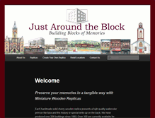 Tablet Screenshot of justaroundtheblock.com